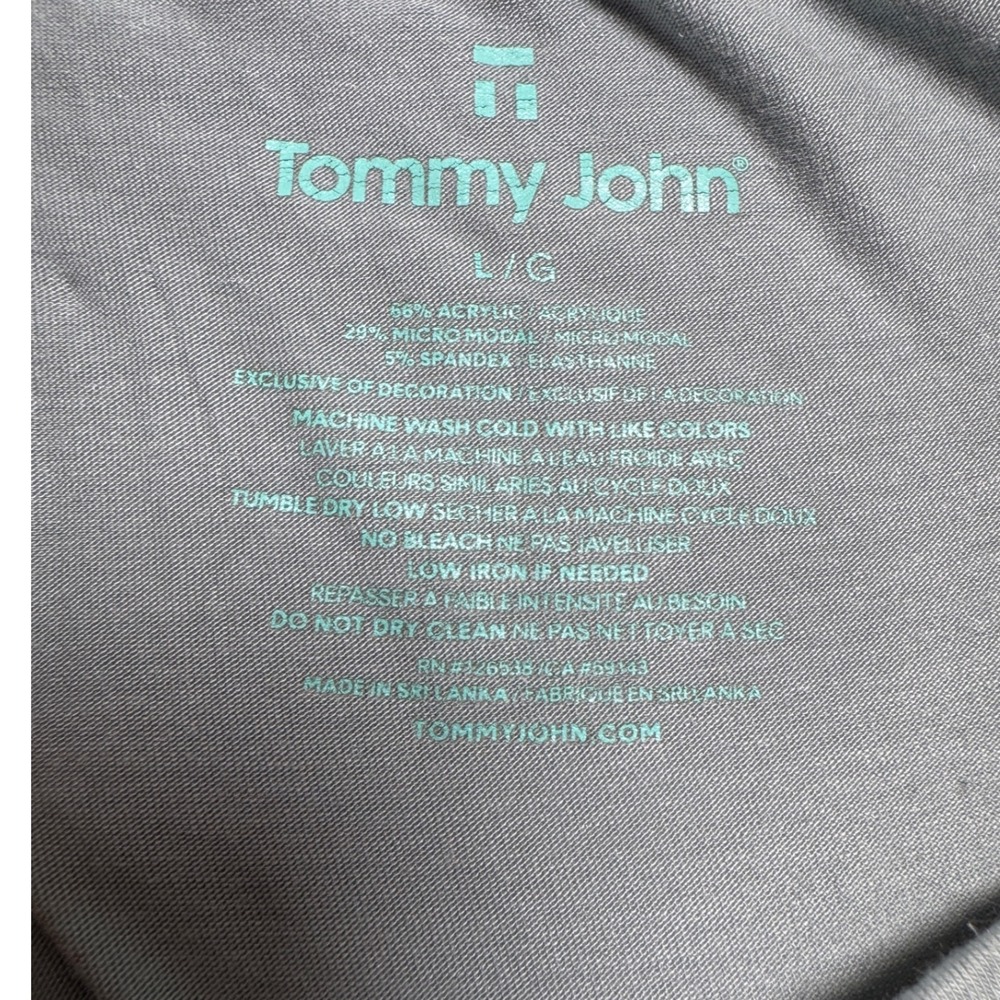 Tommy John Lounge Jogger Pants Mens Large Blue Green Excellent 2021 Modal Soft - Picture 3 of 6